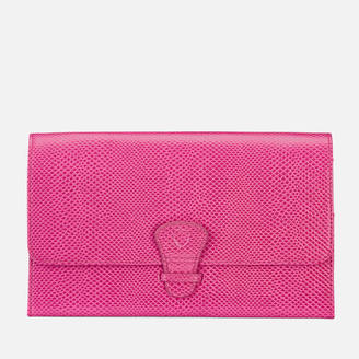Aspinal of London Women's Classic Travel Wallet Raspberry