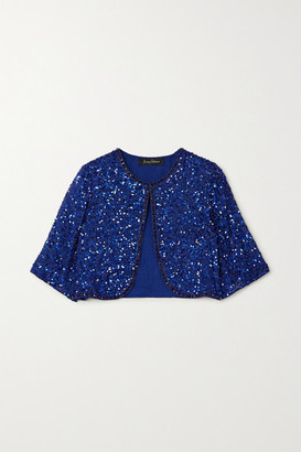 royal blue chiffon jacket