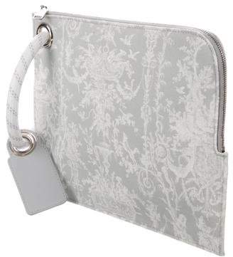 Christian Dior Printed Zip Pouch