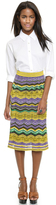 Thumbnail for your product : M Missoni Multi Zigzag Stripe Skirt