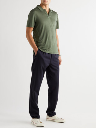 Vilebrequin Pirinol Tencel Polo Shirt - Men - Green - M