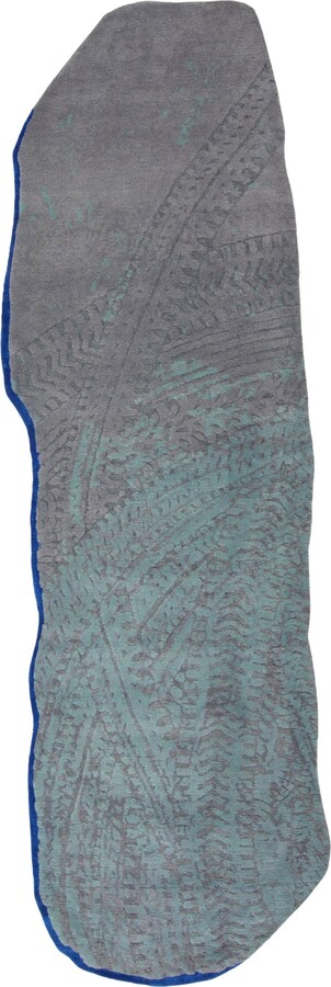 Cc-tapis Tcp Collection Car Park 4 Runner In Glitch Grey Blue By Odd Matter