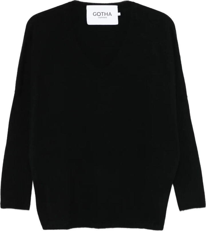 Gotha Ribbed V-Neck Sweater