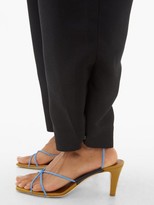 Thumbnail for your product : Roksanda Buckled-waist Crepe Tailored Trousers - Black