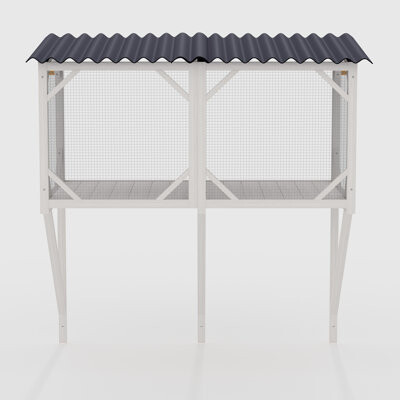 Outdoor Cat Enclosure - Window Box With Waterproof Roof, Fits Most Windows, American Design All Weather Roomy Space, Classic