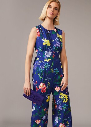Phase Eight Trudy Floral Tapered Jumpsuit