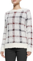 Thumbnail for your product : Theory Innis Knit Plaid Pullover Sweater