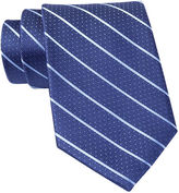 Thumbnail for your product : Claiborne Pin Dot Stripe Silk Tie