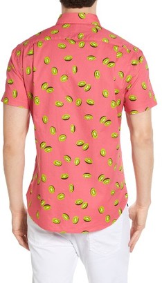 Bonobos Men's Slim Fit Kiwi Print Sport Shirt