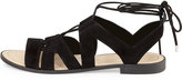 Thumbnail for your product : Rebecca Minkoff Greyson Suede Lace-Up Sandal, Black