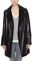 Thumbnail for your product : Dawn Levy Ricki Leather Moto Coat
