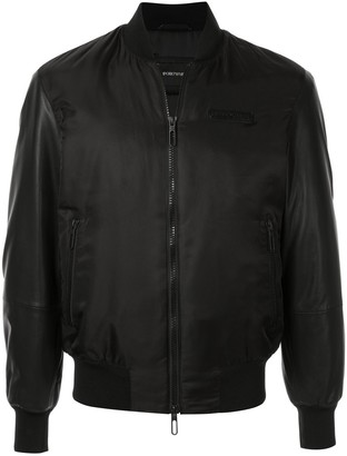 short sleeve leather jacket mens
