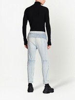 Thumbnail for your product : Balmain Exposed-Hem Panelled Jeans