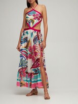 Thumbnail for your product : PatBO Flora Stretch Lycra Printed Long Dress