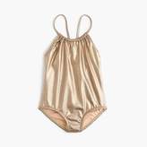 Thumbnail for your product : J.Crew Girls' metallic one-piece swimsuit