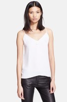 Thumbnail for your product : The Kooples Lace Trim Crepe Camisole