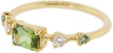 Thumbnail for your product : WWAKE 14kt yellow gold limited edition Vista green seafoam tourmaline and diamond ring