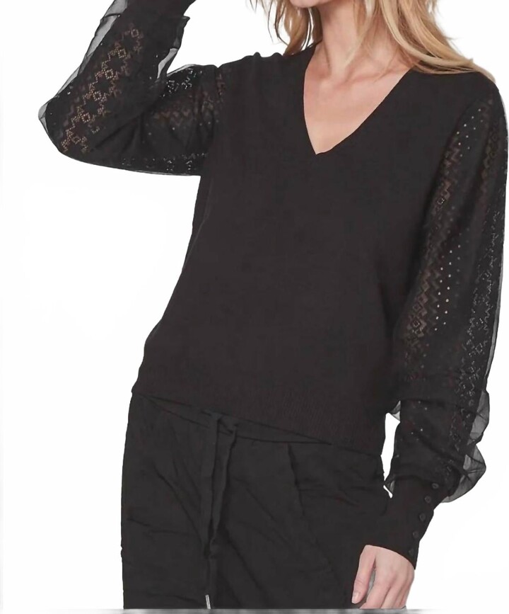 NU Denmark Sidsie Lace Blouse In Black