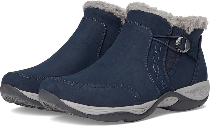 Easy Spirit Erique Women's Boots Dark Blue : 6.5 M (B), Faux Fur