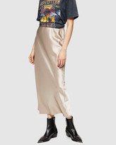 Thumbnail for your product : Topshop Satin Bias Maxi Skirt