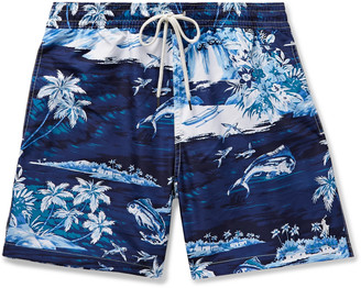 Polo Ralph Lauren Traveler Mid-Length Printed Swim Shorts