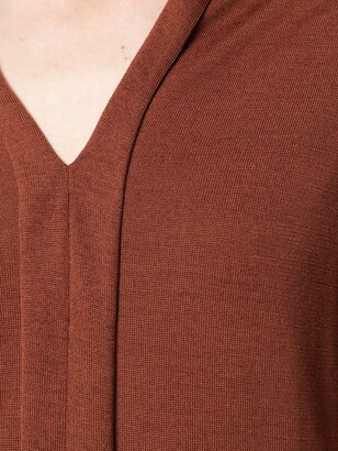 Theory V-neck knitted top