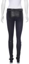 Thumbnail for your product : Drome Leather Mid-Rise Leggings w/ Tags
