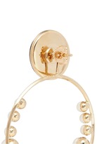 Thumbnail for your product : Anton Heunis Swarovski pearl detachable hoop disc earrings
