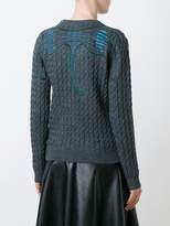 Thumbnail for your product : Kenzo 'Tiger' cable knit jumper