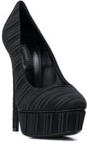Thumbnail for your product : Casadei micro pleated pumps