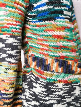 Missoni Patterned Knit Longline Cardigan