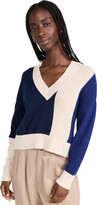 Thumbnail for your product : 525 Cotton Mixed Stitch Pullover