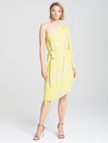Thumbnail for your product : Halston Asymmetric Print Dress