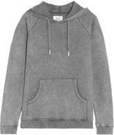 Thumbnail for your product : Zoe Karssen Faded cotton-blend jersey hooded top