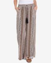 Thumbnail for your product : NY Collection Printed Wide-Leg Pants
