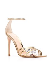 Thumbnail for your product : Gianvito Rossi Pointed Leopard-Strap Sandals