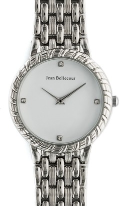 Jean Bellecour Womens Analogue Classic Quartz Watch with Stainless Steel Strap REDS21-SW