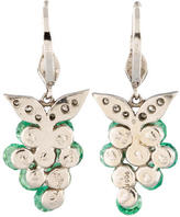 Thumbnail for your product : Cathy Waterman Emerald Grape  Earrings