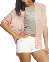Thumbnail for your product : Wet Seal Stripe Crochet Cardi