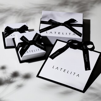 LATELITA - Birthstone Gold Gemstone Stud Earring September Sapphire