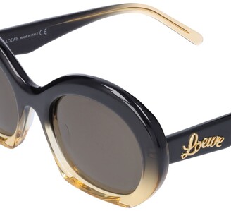 Loewe New Logo Oversize Acetate Sunglasses