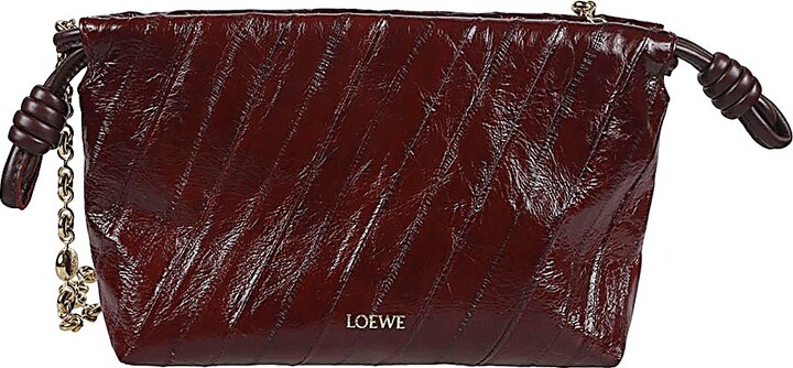 Loewe Flamenco Leather Mini Clutch