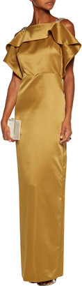Raoul Cutout embellished satin gown