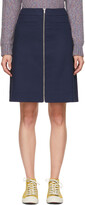 Thumbnail for your product : YMC Navy Zippered Skirt