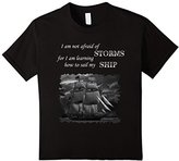 Thumbnail for your product : Kids Unafraid to Sail My Ship Inspirational Quote Sailing T-Shirt 4