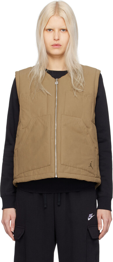 nike khaki vest