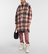 Thumbnail for your product : Marant Etoile Gabriel checked wool-blend coat