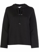 Thumbnail for your product : Calvin Klein Wide-Sleeve Cotton-Blend Hoodie