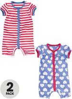 Thumbnail for your product : Ladybird Baby Girls Romper Suits (2 Pack)