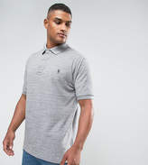Thumbnail for your product : Polo Ralph Lauren Big & Tall Pique Polo Slim Fit In Grey Marl